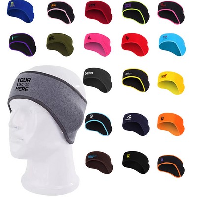 Warm Polar Fleece Headband with Ear Covers