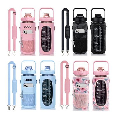 2L Water Bottle Carrier with Sleeve Pocket