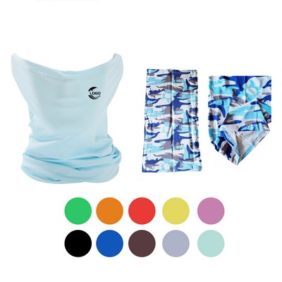 MOQ 50pcs Sublimation Ice Silk Mask Scarf Headscarf