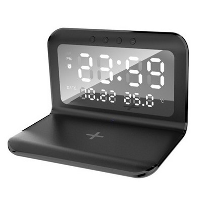 Wireless Charger with Digital Clock