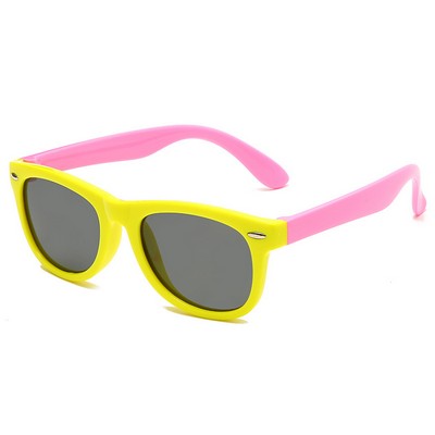 Youth Plastic Sunglasses w/Multiple Colors