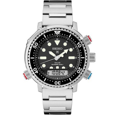 Prospex Diver'S SS Solar Ana- Digital Black Dial