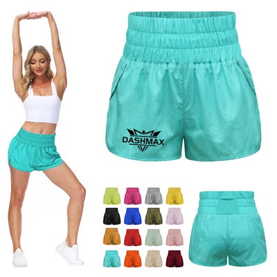 High Waist Quick Dry Workout Shorts