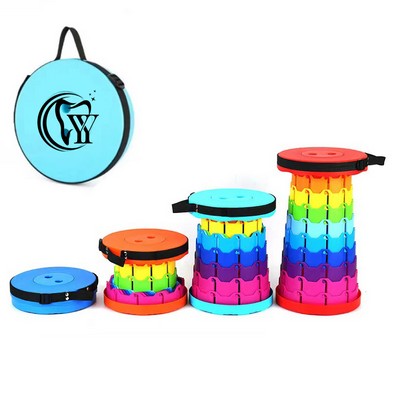 Retractable Folding Rainbow Stool