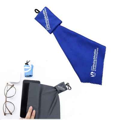 5.91" x 5.91" Microfiber Glasses Cleaning Cloth w/ Pouch