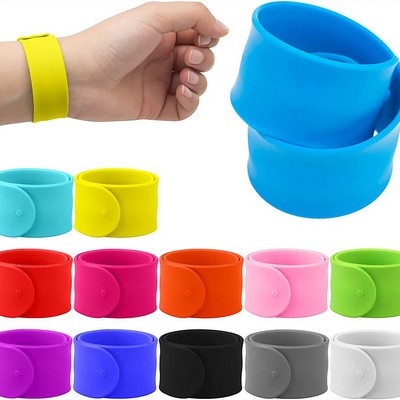 Silicone Slap Bracelets Wristband