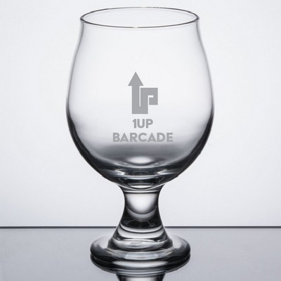 Deep Etched or Laser Engraved Libbey® 3817 10 oz. Stackable Belgian Beer / Tulip Glass