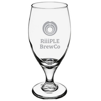 Deep Etched or Laser Engraved Libbey® 3915 Teardrop 14.75 oz. Stemmed Pilsner Glass