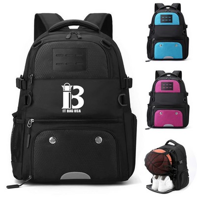 Basketball Backpack with Ball Compartment