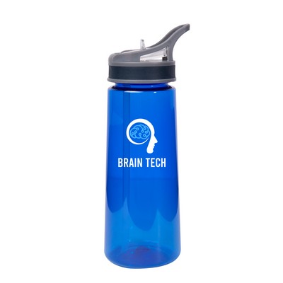 22 oz. Trotter Water Bottle w/ Straw (2 Color Imprint)