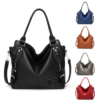 PU Shoulder Tote Bag for Women