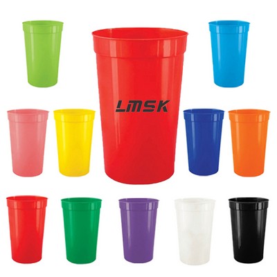 22 Oz. Smooth Wall Plastic Stadium Cup