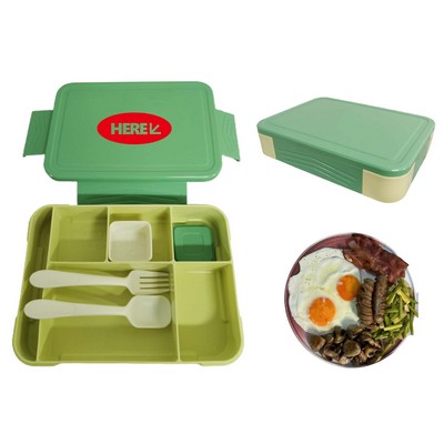 45OZ Bento Lunch Box Adult With Tableware Student