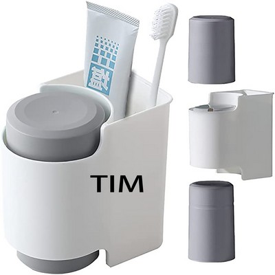 Portable Bathroom Toothbrush Holder Set