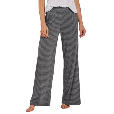 BOXERCRAFT Ladies' Evelyn Stripe Wide Leg Pant