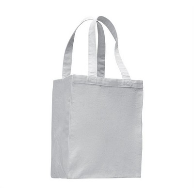 Canvas Gusset Shopping Tote Bag