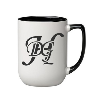 17 oz. Black In and Handle / White Out Arlen Mug