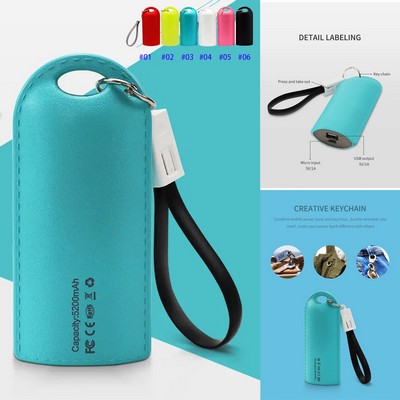 4000 mAh Power Bank Key Chains