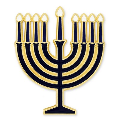 Hanukkah Menorah Lapel Pin