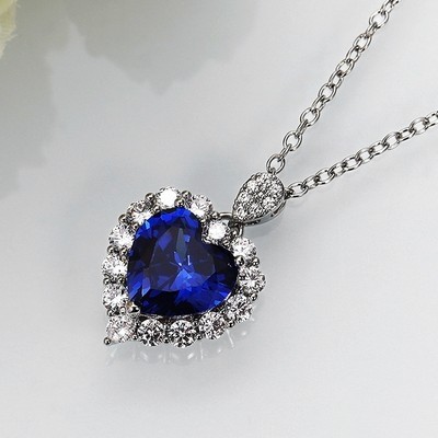 Blue Heart Pendant