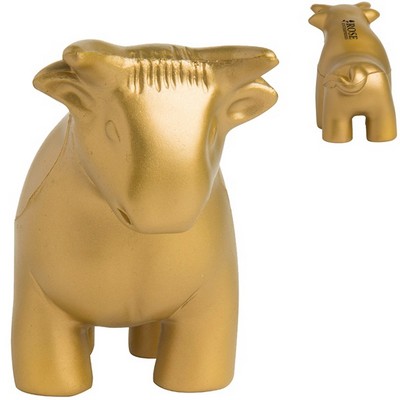 PU Golden Bull Stress Ball