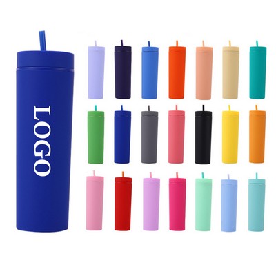 16oz Skinny Tumblers with Lids