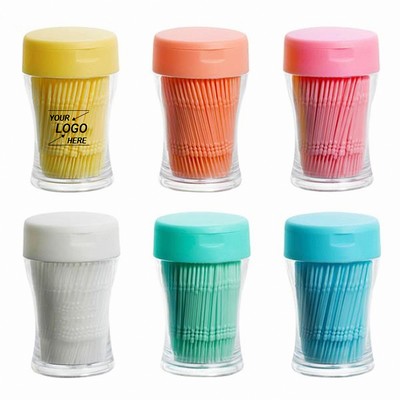 Dual-Ended Toothpicks in Plastic Bottle