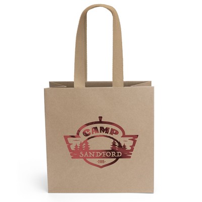 Villa™ - Eco Kraft-Brown Matte-Laminated Eurotote - Foil Print