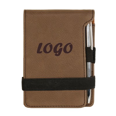 Leatherette Notepad and Pen