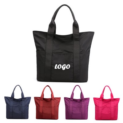 Large Capacity Nylon Tote Handbag