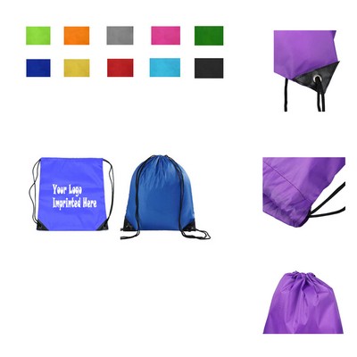 Storage Polyester Drawstring Bag