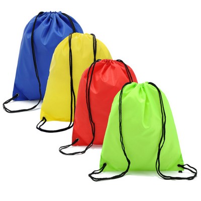 210D Polyester Drawstring Backpacks