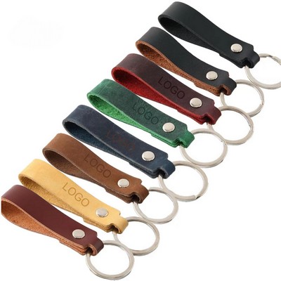 High Qulaity Genuine Leather Keychain