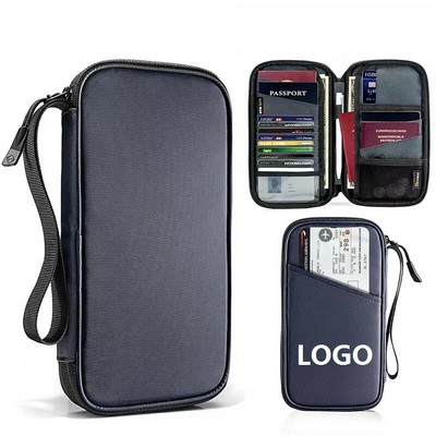 Family Passport Holder/RFID Blocking Waterproof Travel Wallet