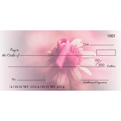 Custom Cancer Awareness Big Checks