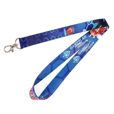 3/4" Full Color Lanyard