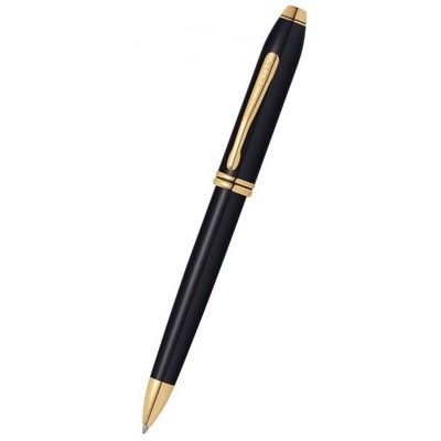 Townsend® Black Lacquer & 23KT Gold Ballpoint Pen