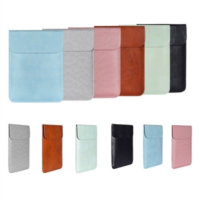 Solid color Leather tablet Sleeve