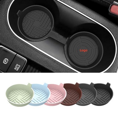 Leakproof Silicone Car Coaster Cup Holder with High Fence