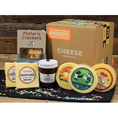 Cheese Bros. Take It Cheesy Retirement Food Gift Box