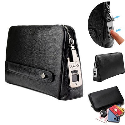 leather Smart Fingerprint Handbag