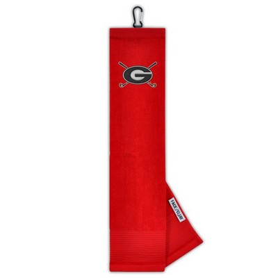 Ncaa - Golf Towel, Face/Club Tri-Fold Embroidered