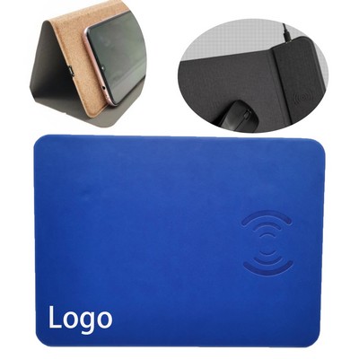 Foldable Mouse Pad with Wireless Charger