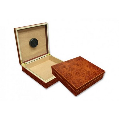 Chateau Burl Cigar Humidor w/Humidifier