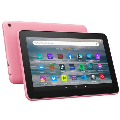 Amazon - Fire 7 tablet, 7 display, 16 GB, (2022 release) in Rose