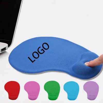 Ergonomic Mouse Pad With Gel Wrist Support