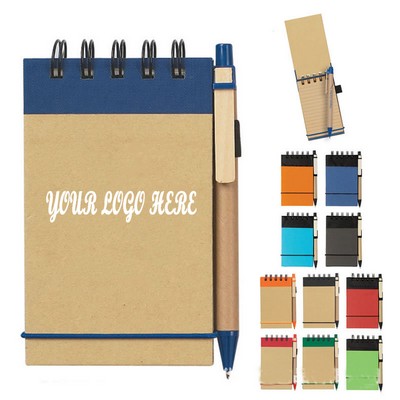 Pocket Kraft Spiral Notebook