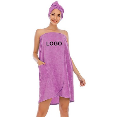 Adjustable Closure Shower Robe