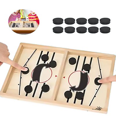 Adults Interactive Desktop Battle Wooden Hockey Table Game