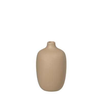 blomus Ceola Nomad Beige Ceramic Vase (3''x5'')